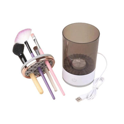 Makeup brush cleaner machine, deep clean makeup brushes and leave outstanding results. Easy to use and multi-function capabilities saves you time and effort!