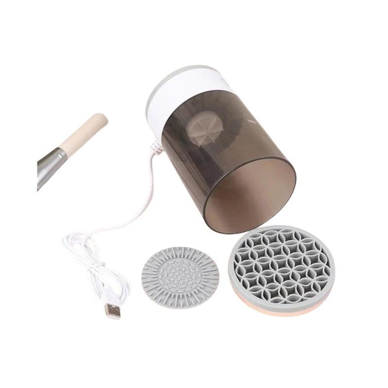 Makeup brush cleaner machine, deep clean makeup brushes and leave outstanding results. Easy to use and multi-function capabilities saves you time and effort!